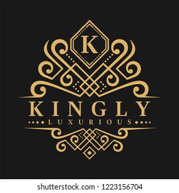 Letter K Logo - Classic Luxurious Style Logo Template