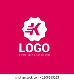 letter K logo concept