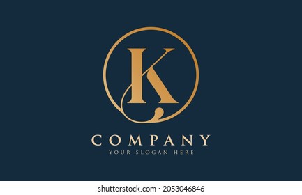 Letter K Logo With Creative Modern Business Typography Vector Template. Creative Abstract Letter K Logo Design