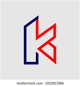 Letter K logo design