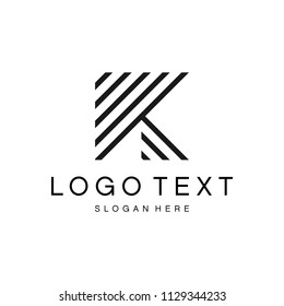 Letter K Logo Design.