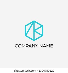 Letter K logo design
