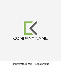 Letter K logo design