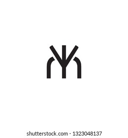 Letter K and K Logo Design