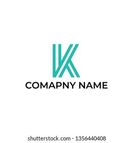 Letter K logo design