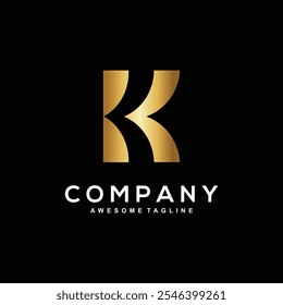 Letter K logo design for business