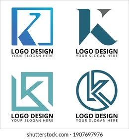 Letter K logo design collection