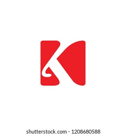 Letter k logo design concept. luxury vector template