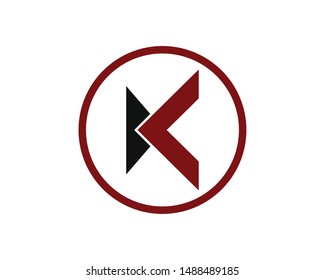 Letter K Logo Design Concept