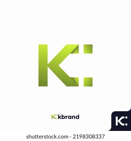 Letter K Logo Design, Creative Minimal Modern icon