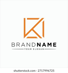 Letra K Logo Elemento de diseño Vector Plantilla