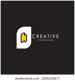 The letter K logo design is simple, elegant, modern, unique and luxurious. Logo for business cards, business, companies, fashion and brands, offices