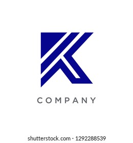 Letter K Logo Design Template, Modern K Logo Design, Creative Logo