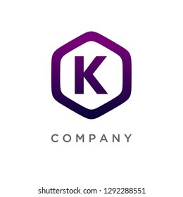 Letter K Logo Design Template, Modern K Logo Design, Creative Logo