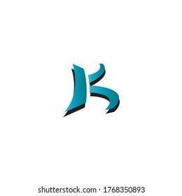 Letter K logo design template