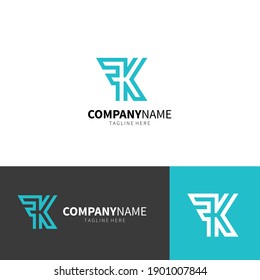 Letter K Logo Design Template