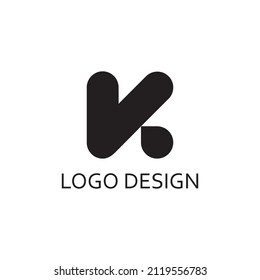 plantilla de diseño de logotipo de letra k