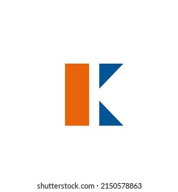 Letter K or K Logo Design Template. Premium Business Logotype.