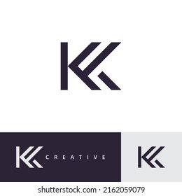 Diseño del logotipo de la letra K Plantilla de logotipo Símbolo del vector del logotipo de K creativo