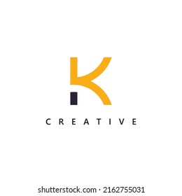 Letter K logo design Logo template  Creative K logo vector symbol