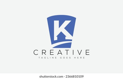 Letter K logo design template vector illustration