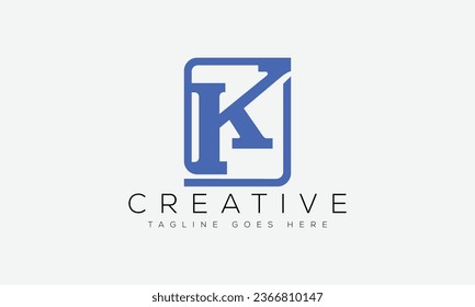 Letter K logo design template vector illustration