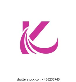 Letter K logo design template.