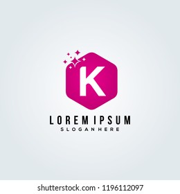 Letter K Logo Design Vector Template