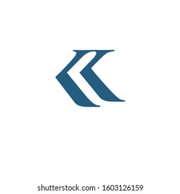 letter K logo design vector template sign icon
