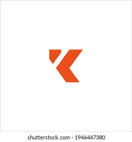 signo vectorial de diseño de logotipo K de letra