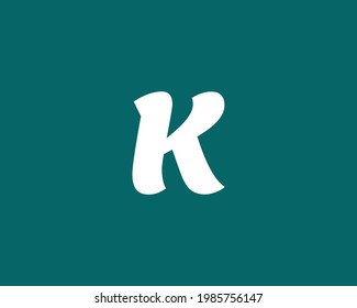 Letter K logo design vector template