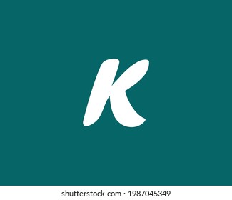 Letter K logo design vector template