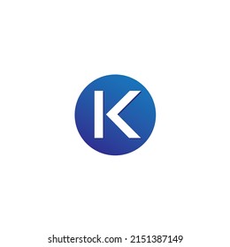 Letter K Logo design vector