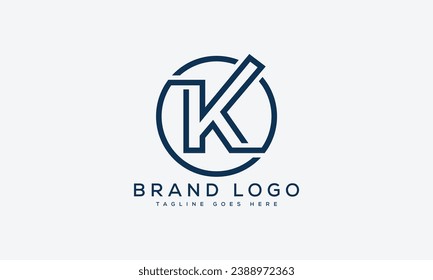 Buchstabe K Logo Design Vektordesign Design für Marke.