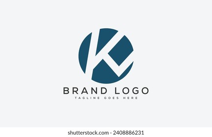 letter K logo design vector template design for brand.