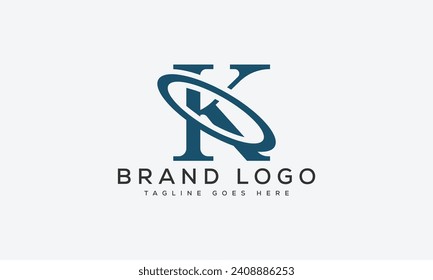 letter K logo design vector template design for brand.