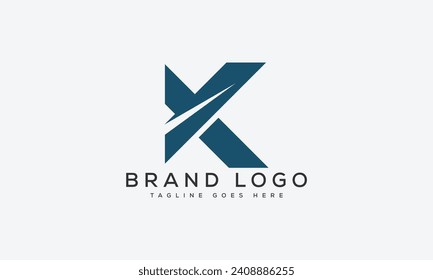 diseño de la plantilla vectorial del logotipo K de letra para la marca.