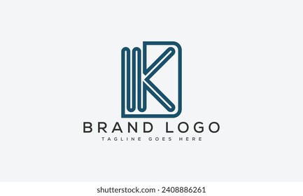 Buchstabe K Logo Design Vektordesign Design für Marke.