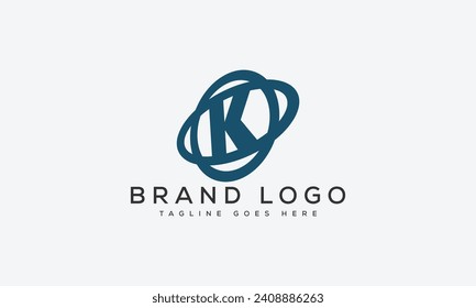 diseño de la plantilla vectorial del logotipo K de letra para la marca.