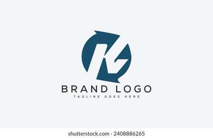 letter K logo design vector template design for brand.