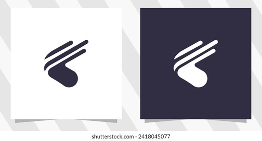 letter k logo design vector