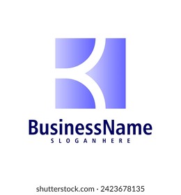 Letter K logo design vector. Creative Initial K logo concepts template