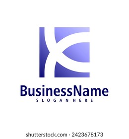 Letter K logo design vector. Creative Initial K logo concepts template