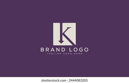 letter K logo design vector template design for brand