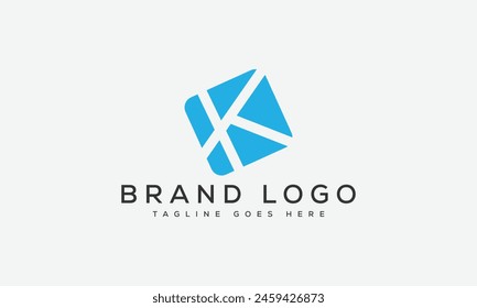 letter K logo design vector template design for brand