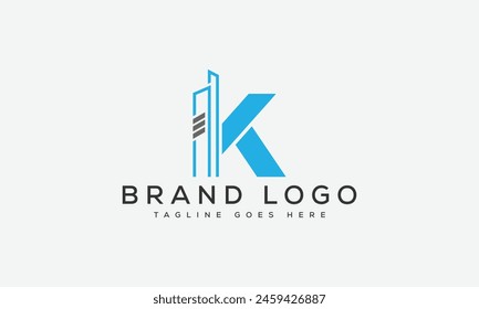 letra K logo diseño de Plantilla de Vector para la marca