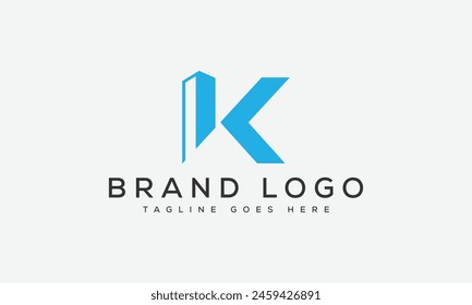 Buchstabe K Logo Design Vektorgrafik Vorlage Design für brand