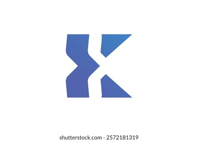 Letter K logo design vector.