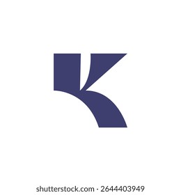 Letter K Logo Design Vector. K initial