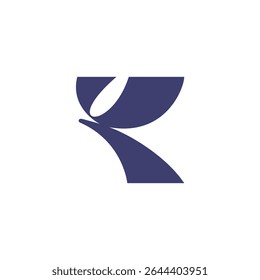 Letter K Logo Design Vector. letter R